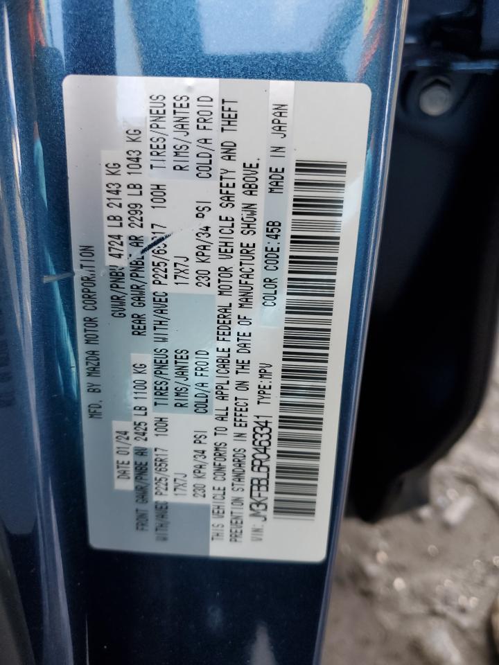 2024 MAZDA CX-5 SELECT VIN:JM3KFBBL6R0463341