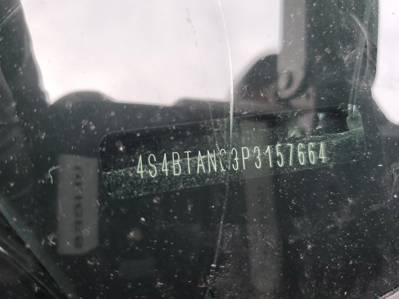 2023 SUBARU OUTBACK LIMITED VIN:4S4BTANC3P3157664