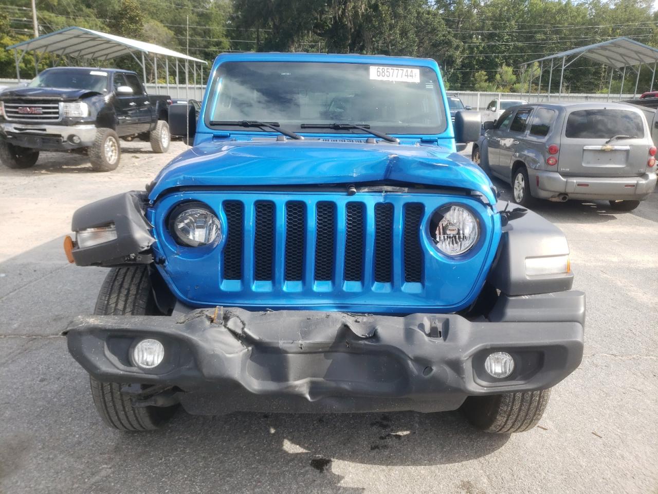 2022 JEEP WRANGLER UNLIMITED SPORT VIN:1C4HJXDN3NW249606