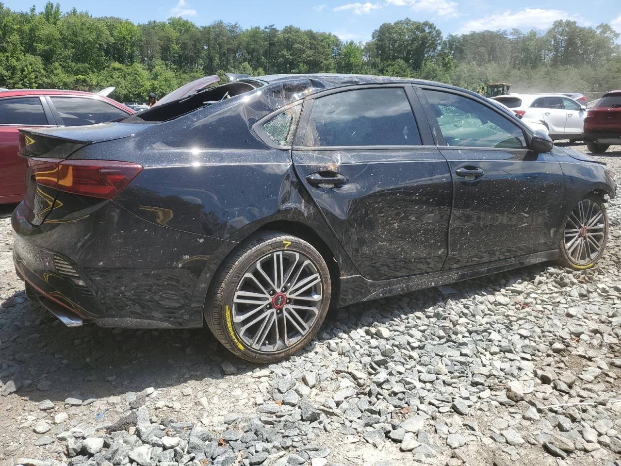 2022 KIA FORTE GT VIN:3KPF44AC1NE484435