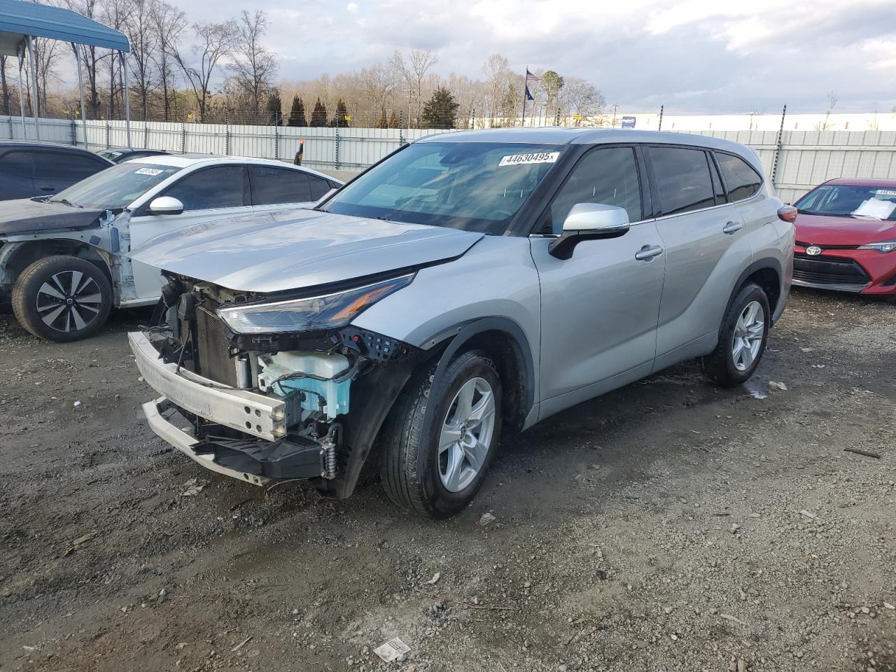 2022 TOYOTA HIGHLANDER L VIN:5TDCZRAHXNS106665