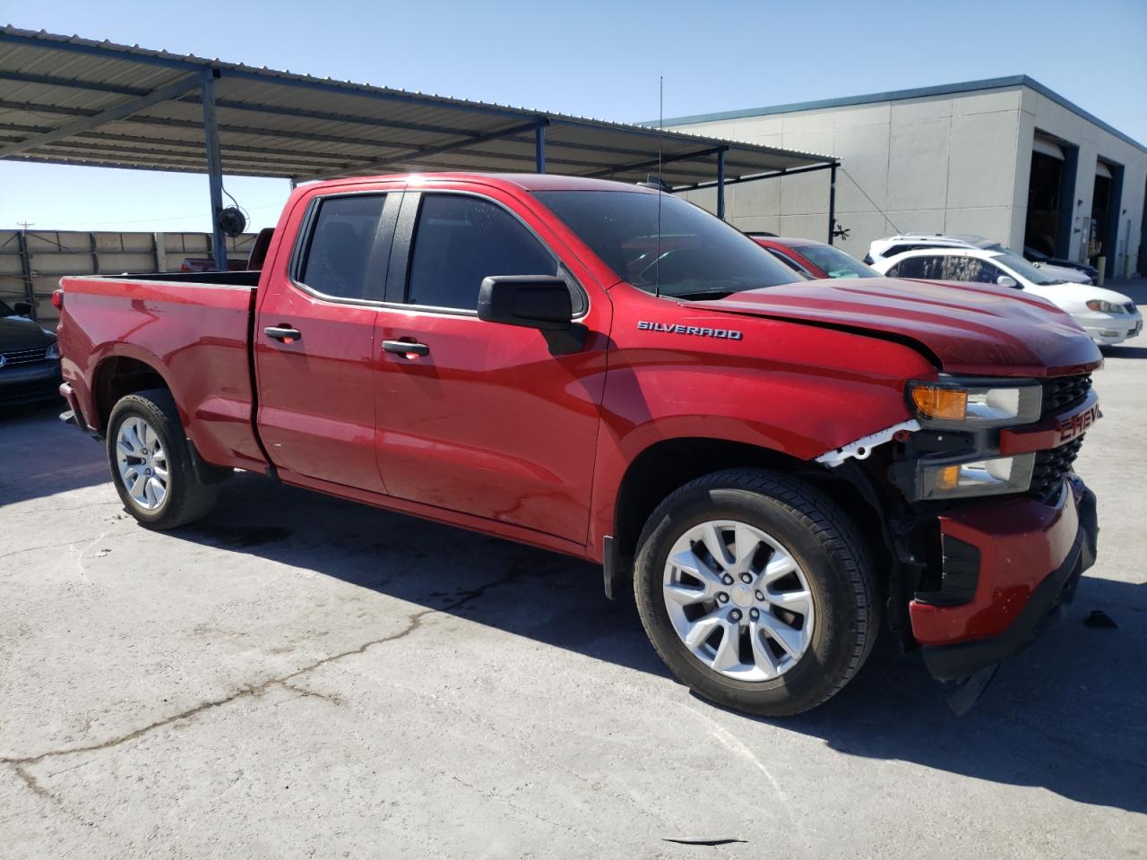 2022 CHEVROLET SILVERADO LTD C1500 CUSTOM VIN:1GCRWBEK9NZ190315