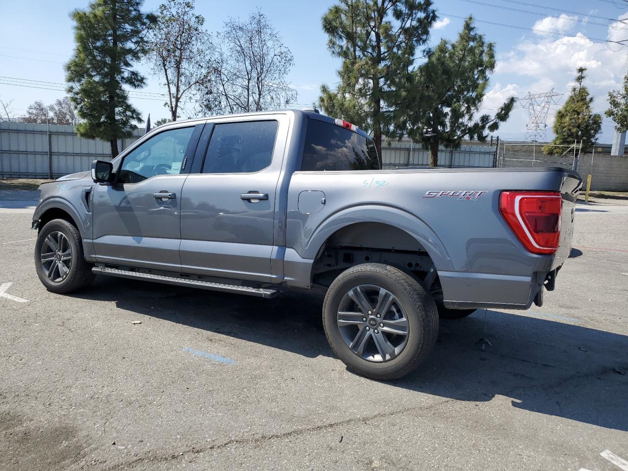 2022 FORD F150 SUPERCREW VIN:1FTFW1E80NKE78038