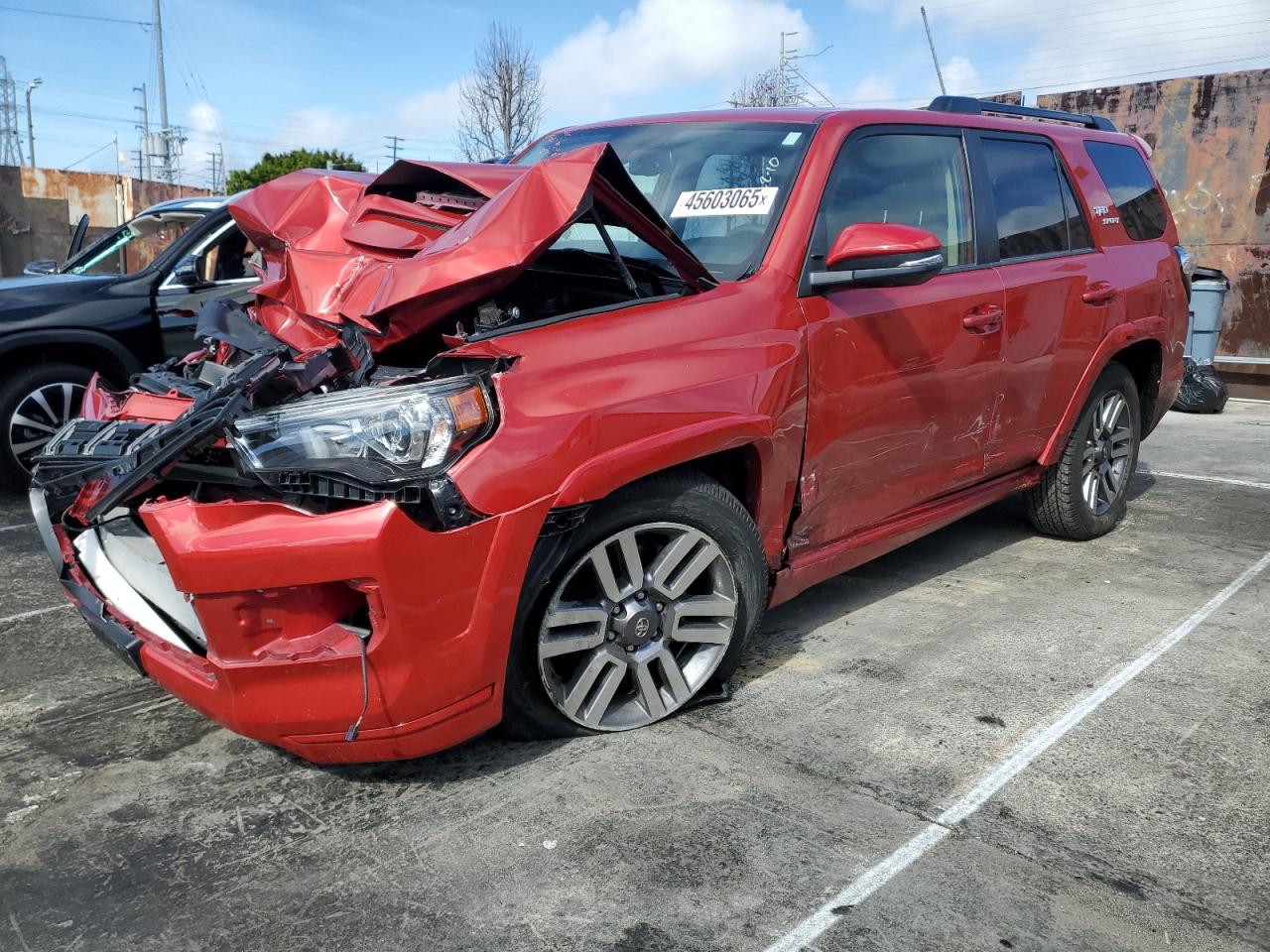 2022 TOYOTA 4RUNNER TRD SPORT VIN:JTEAU5JR3N5266024