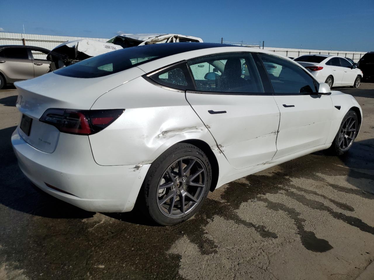 2022 TESLA MODEL 3  VIN:5YJ3E1EB9NF360021