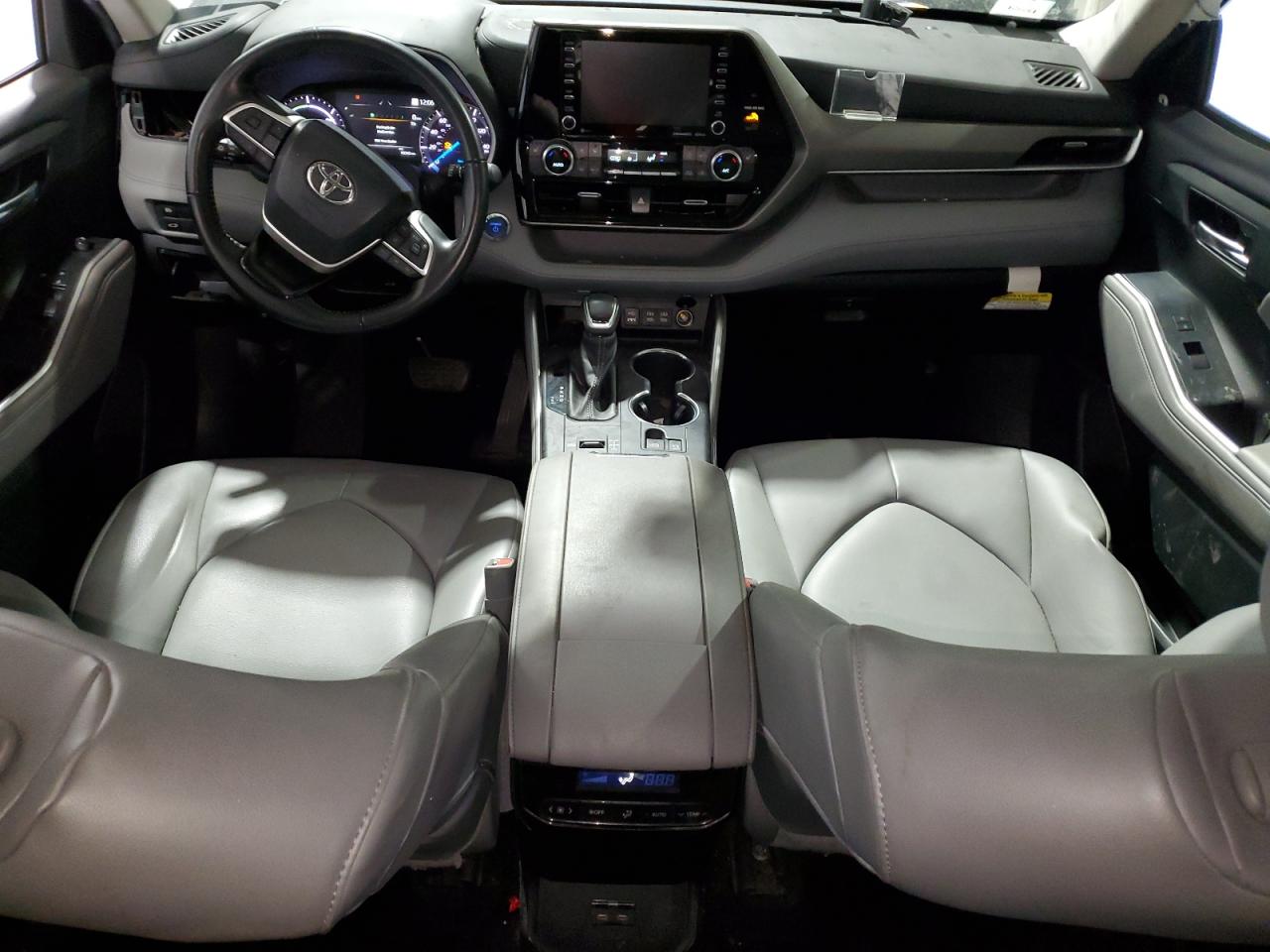 2022 TOYOTA HIGHLANDER HYBRID XLE VIN:5TDGBRCH7NS555742