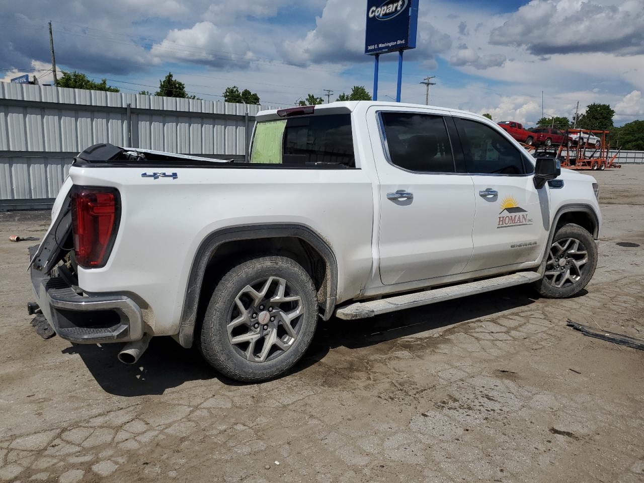 2022 GMC SIERRA K1500 SLT VIN:1GTUUDED2NZ617296