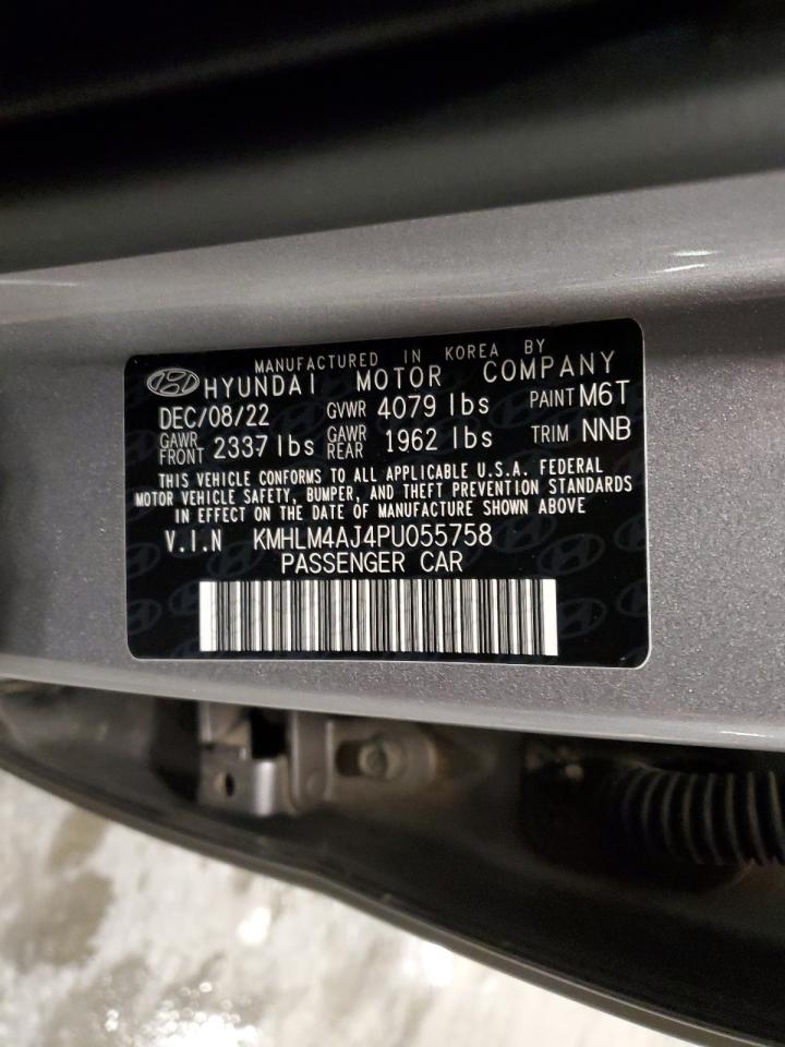 2023 HYUNDAI ELANTRA BLUE VIN:KMHLM4AJ4PU055758