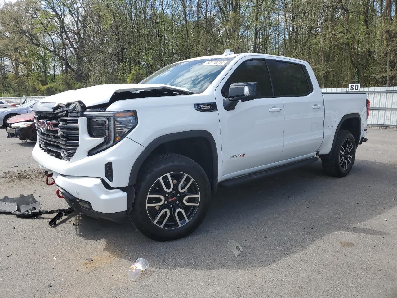 2022 GMC SIERRA K1500 AT4 VIN:1GTUUEET2NZ520323