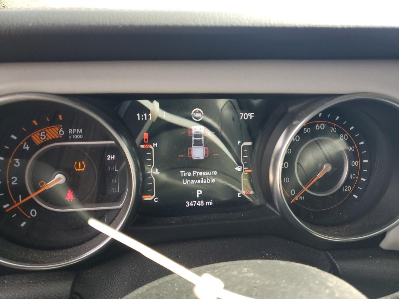 2022 JEEP GLADIATOR OVERLAND VIN:1C6JJTFMXNL108328