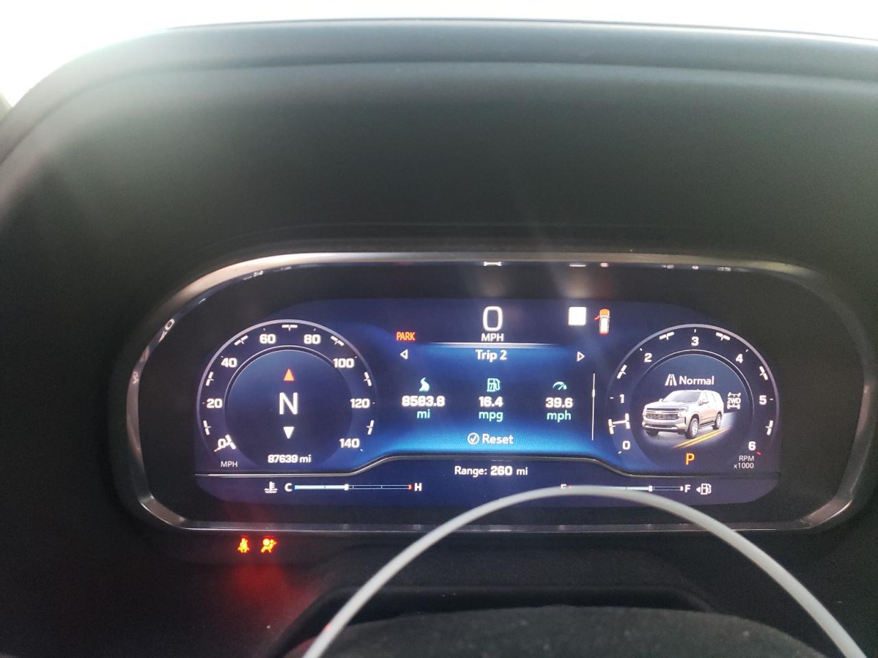 2022 CHEVROLET TAHOE K1500 Z71 VIN:1GNSKPKL6NR144567