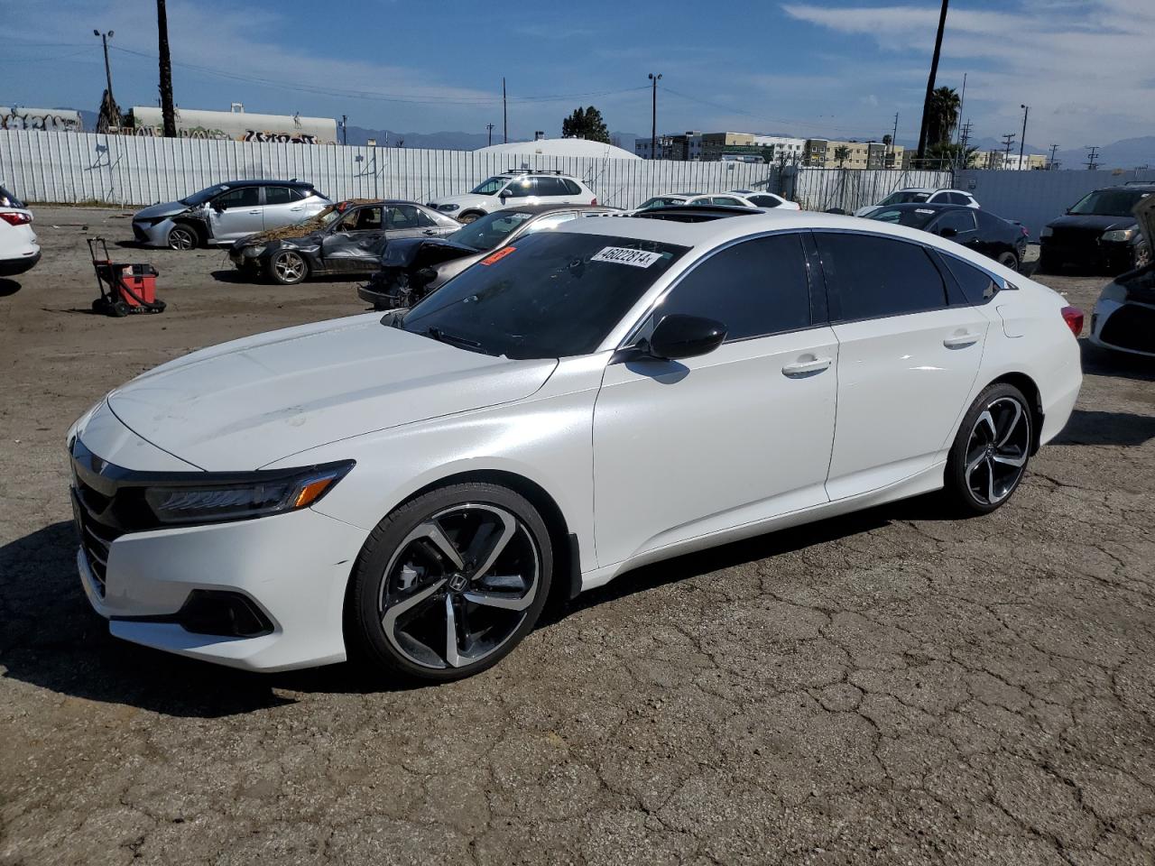 2022 HONDA ACCORD SPORT VIN:1HGCV2F37NA014430