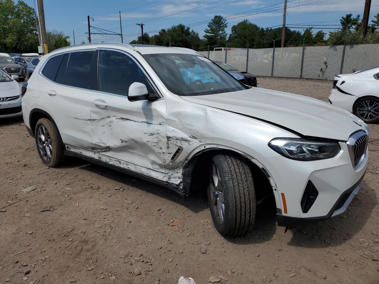 2022 BMW X3 XDRIVE30I VIN:5UX53DP04N9J46333