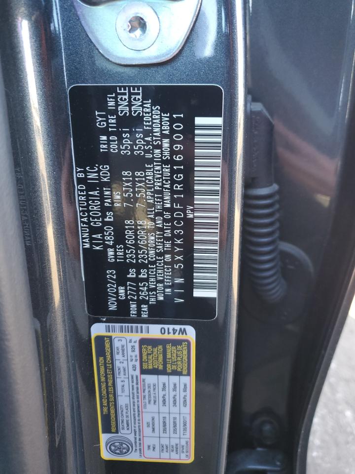 2024 KIA SPORTAGE EX VIN:5XYK3CDF1RG169001