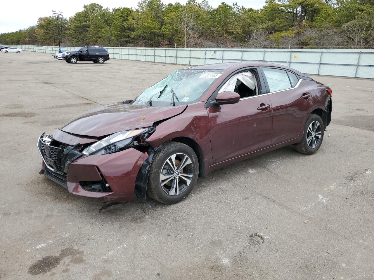 2022 NISSAN SENTRA SV VIN:3N1AB8CV5NY246398