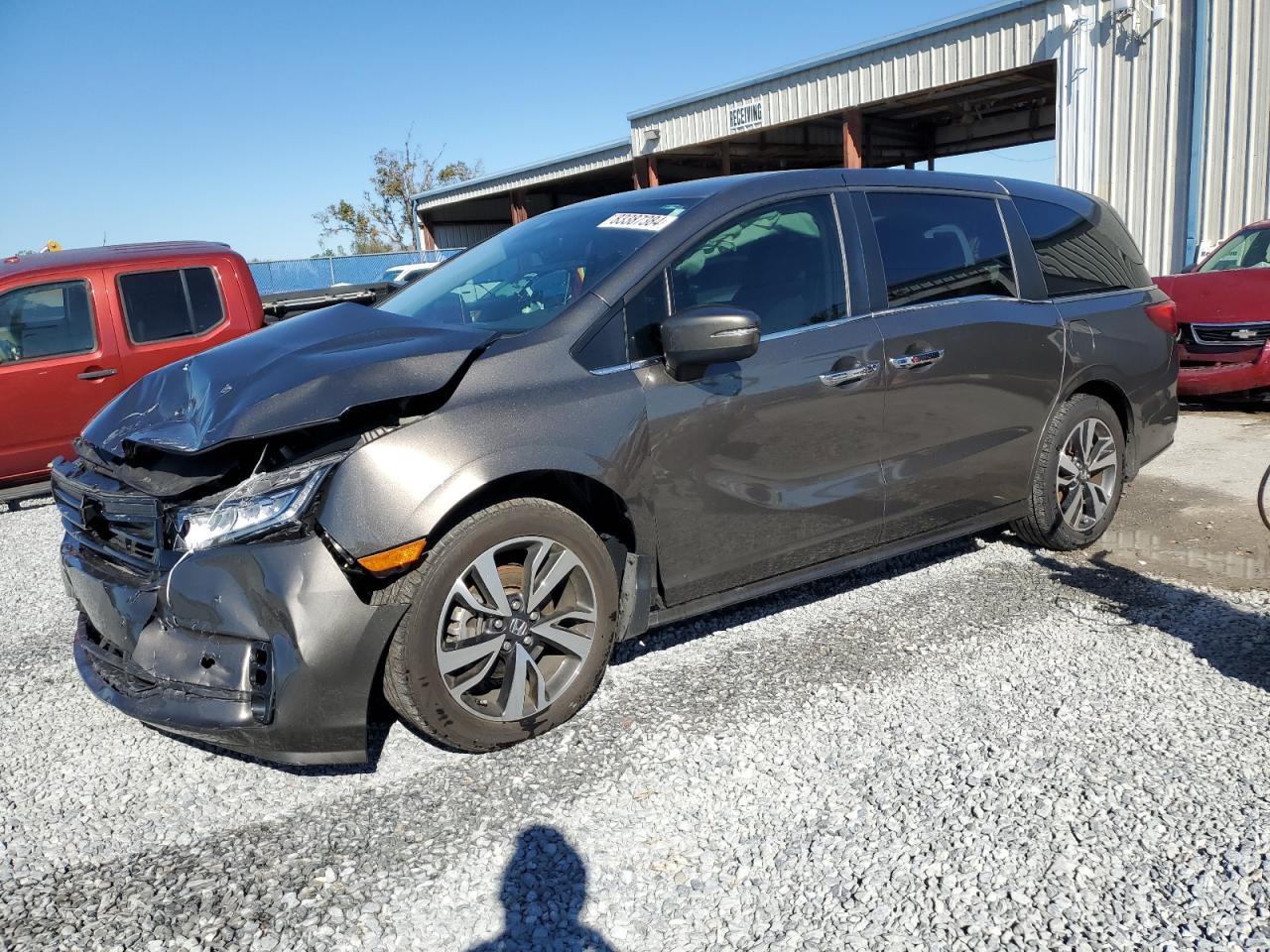2022 HONDA ODYSSEY TOURING VIN:5FNRL6H82NB010470