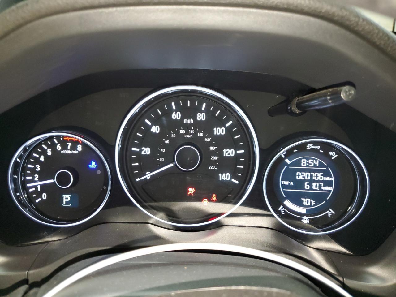 2022 HONDA HR-V SPORT VIN:3CZRU6H16NM751436
