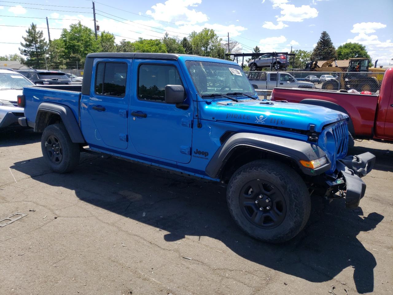 2022 JEEP GLADIATOR SPORT VIN:1C6JJTAG2NL120071