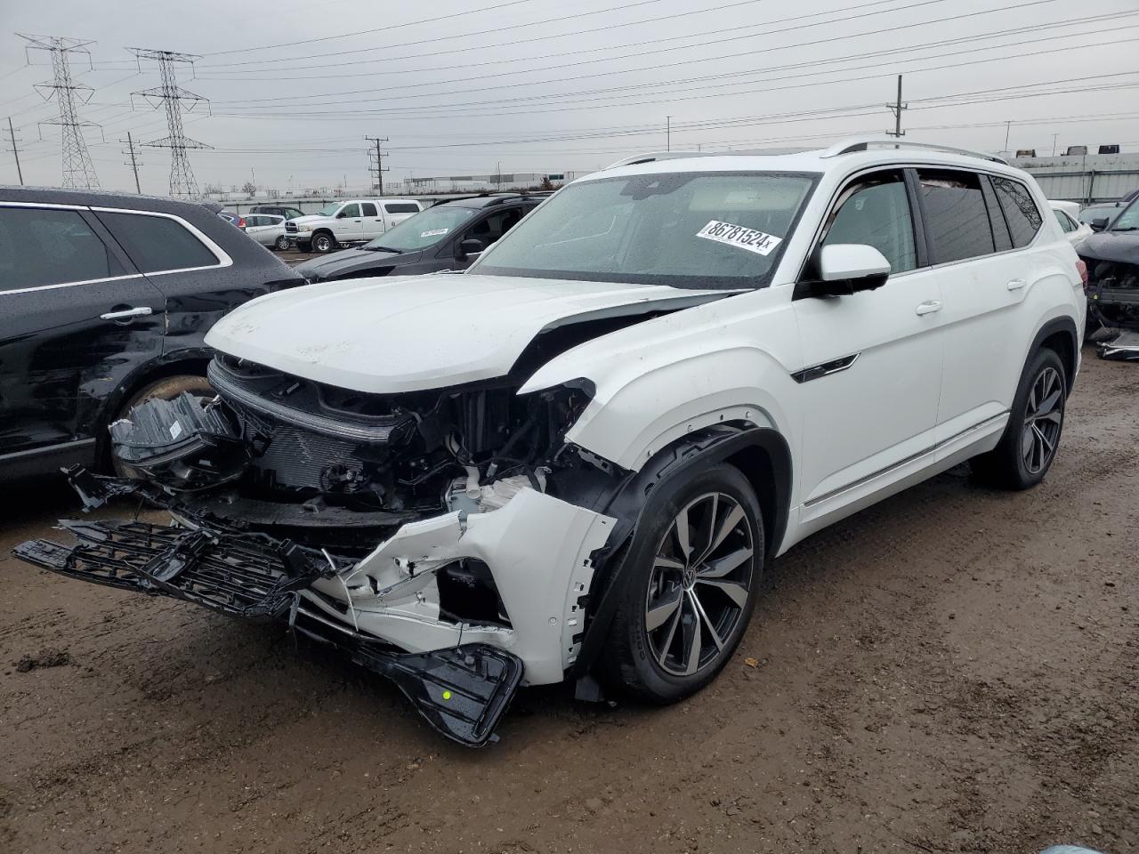 2024 VOLKSWAGEN ATLAS SEL PREMIUM R-LINE VIN:1V2FR2CAXRC620445