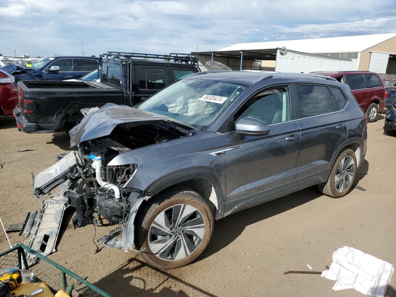 2023 VOLKSWAGEN TAOS SE VIN:3VVVX7B28PM353734