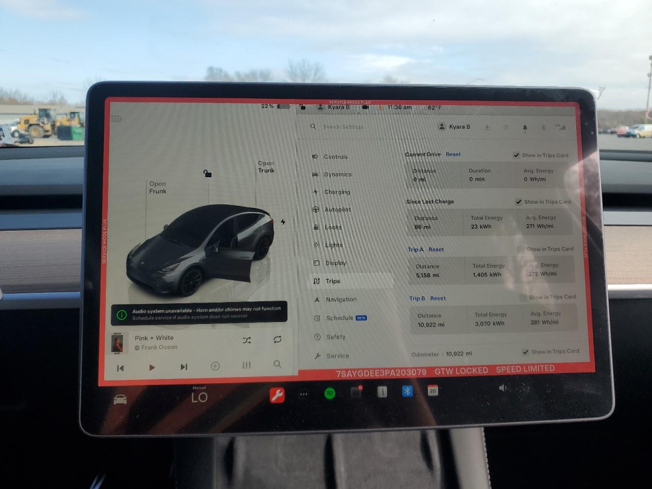 2023 TESLA MODEL Y  VIN:7SAYGDEE3PA203079