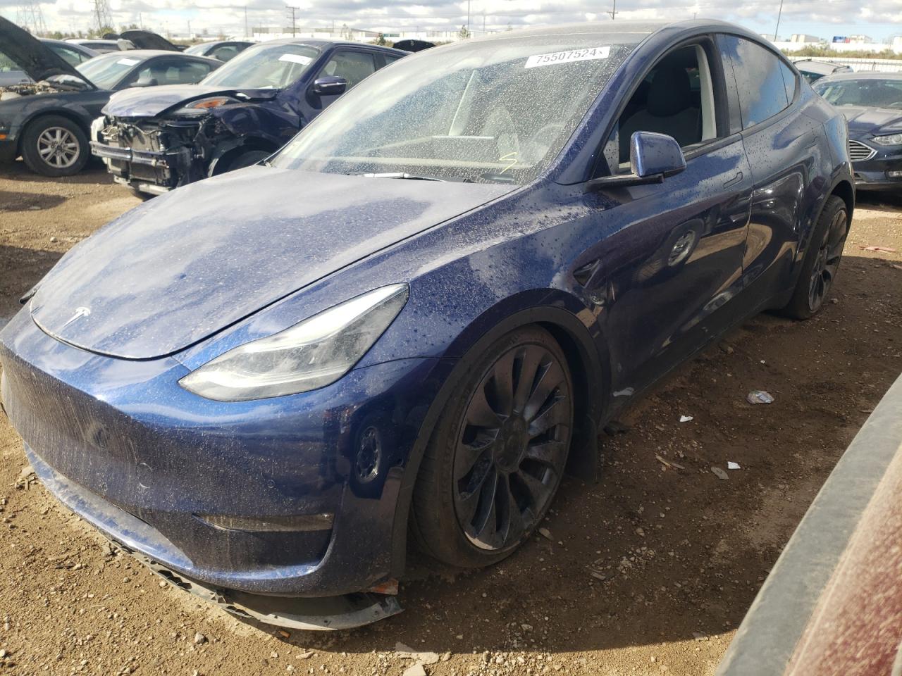 2022 TESLA MODEL Y  VIN:7SAYGDEF6NF554061