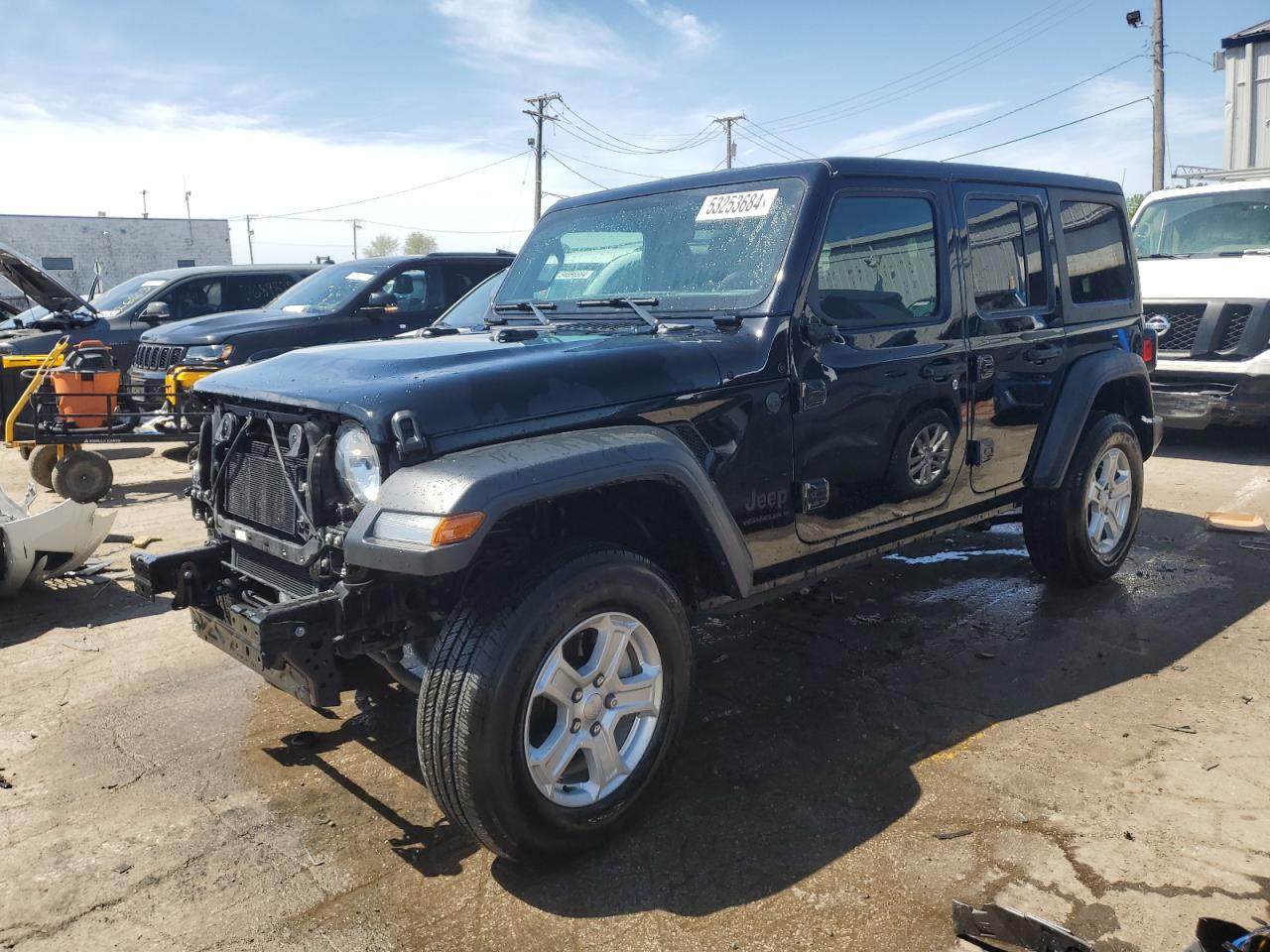 2023 JEEP WRANGLER SPORT VIN:1C4HJXDG2PW608111