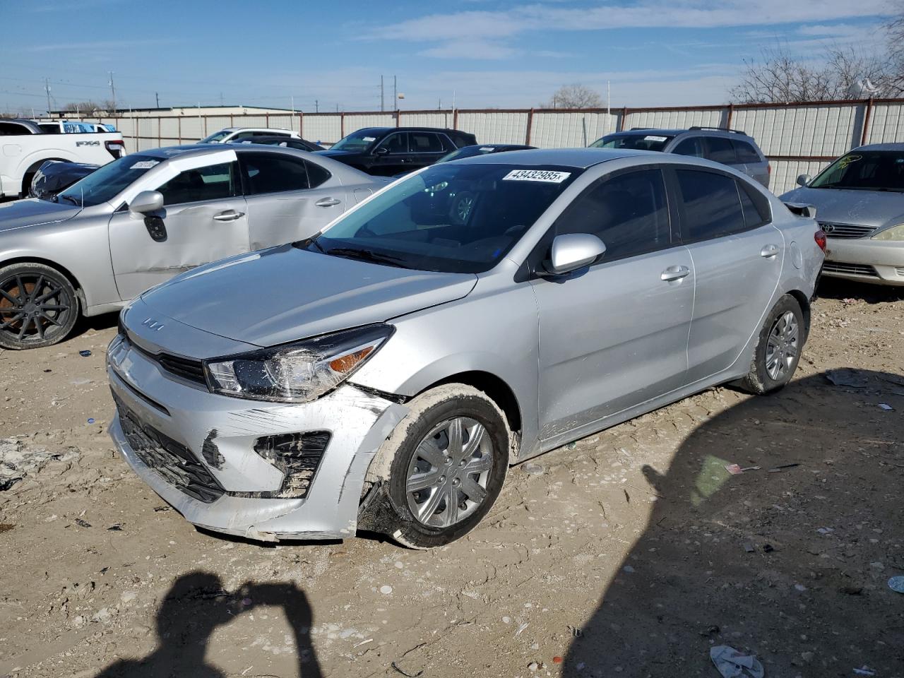 2023 KIA RIO LX VIN:3KPA24AD4PE564906