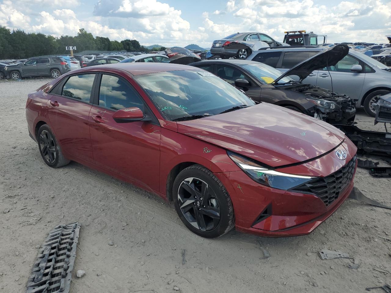 2023 HYUNDAI ELANTRA SEL VIN:KMHLS4AG9PU617342