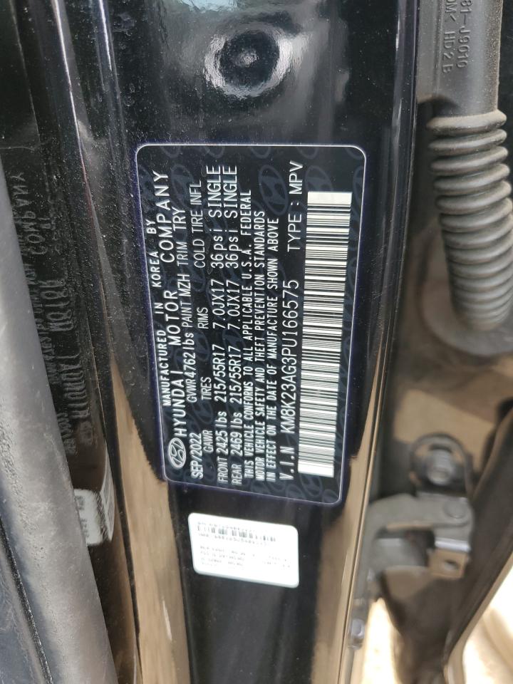 2023 HYUNDAI KONA SE VIN:KM8K23AG3PU166575