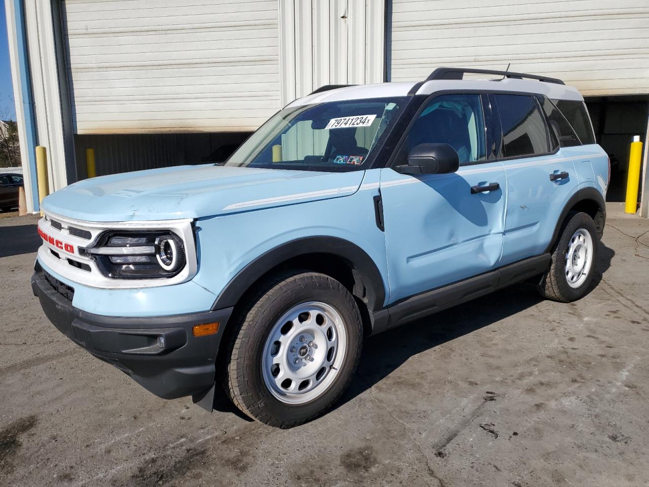 2023 FORD BRONCO SPORT HERITAGE VIN:3FMCR9G61PRE22737