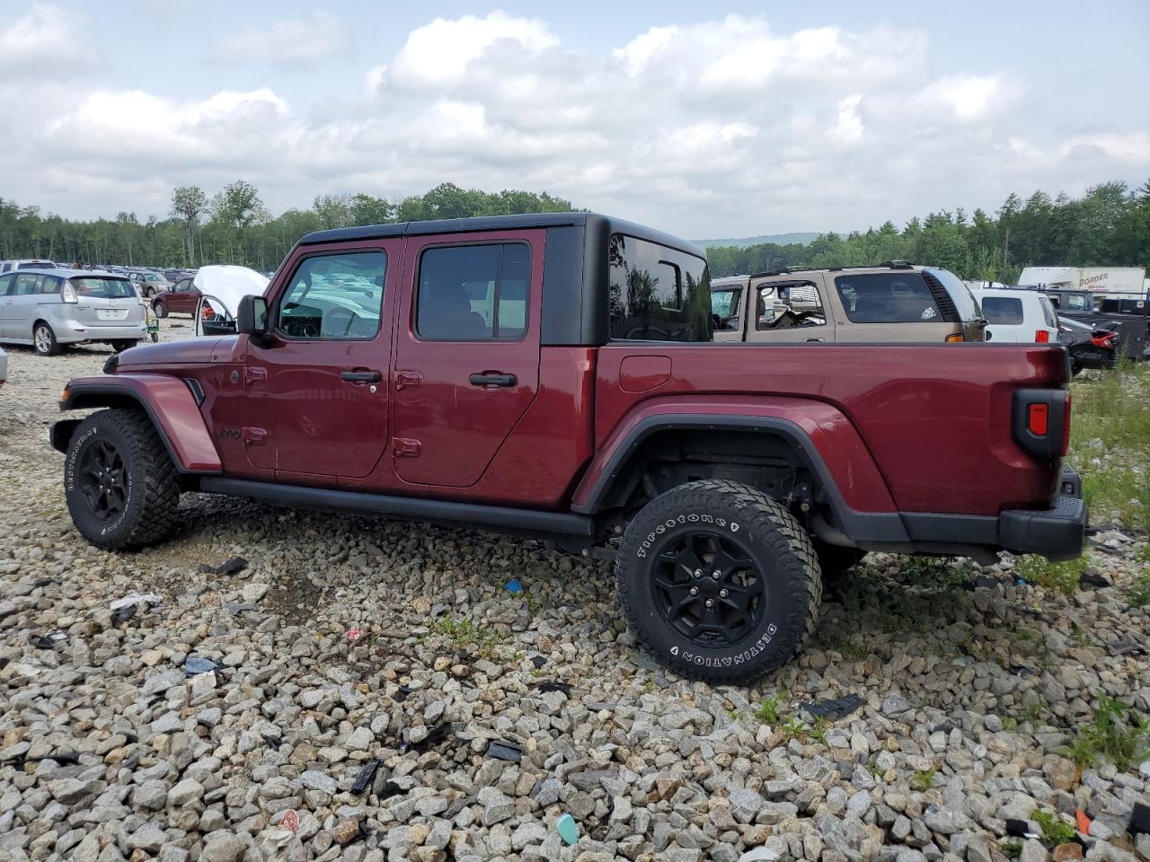 2022 JEEP GLADIATOR SPORT VIN:1C6HJTAG6NL119312