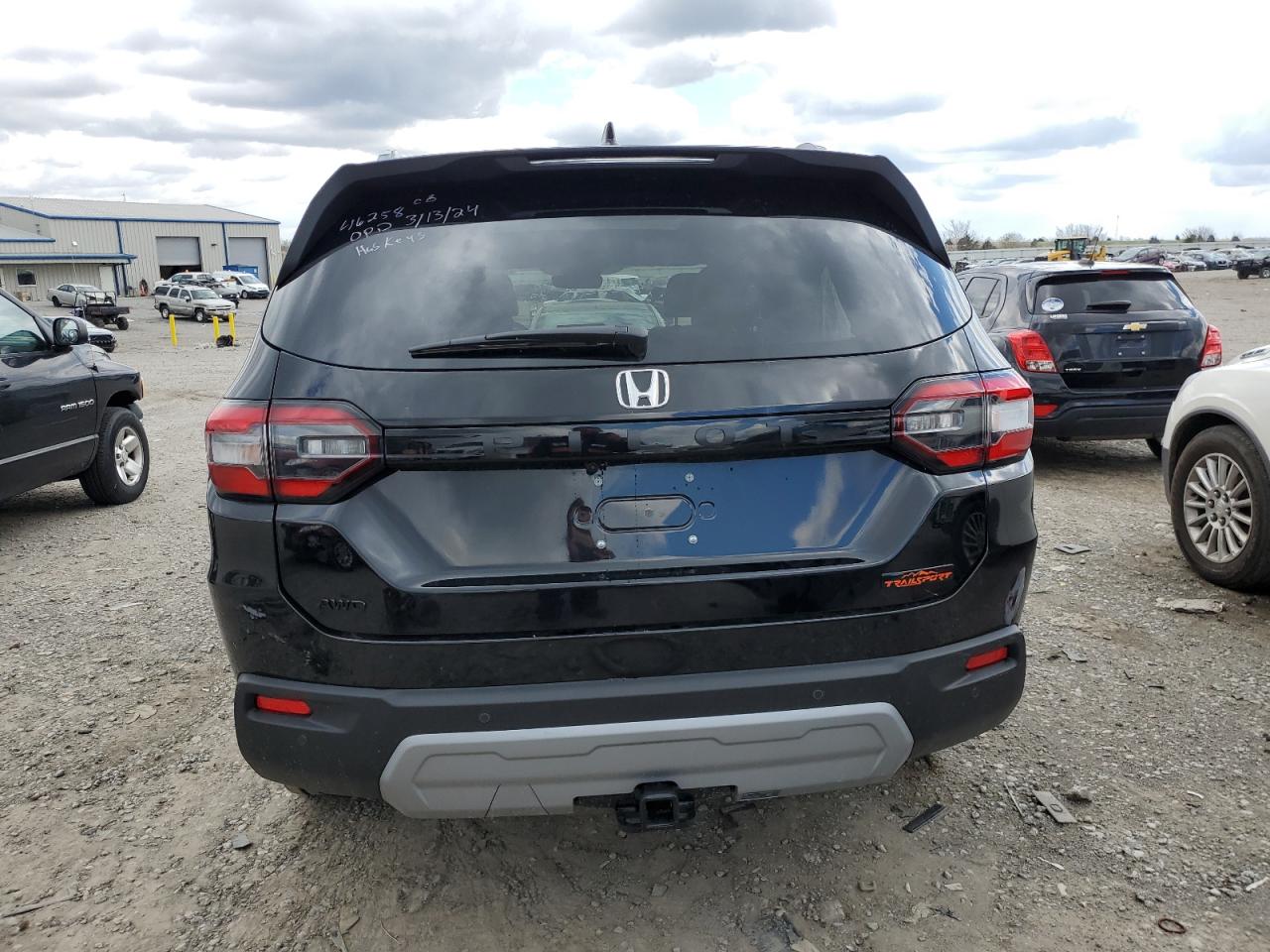 2024 HONDA PILOT TRAILSPORT VIN:5FNYG1H64RB040884