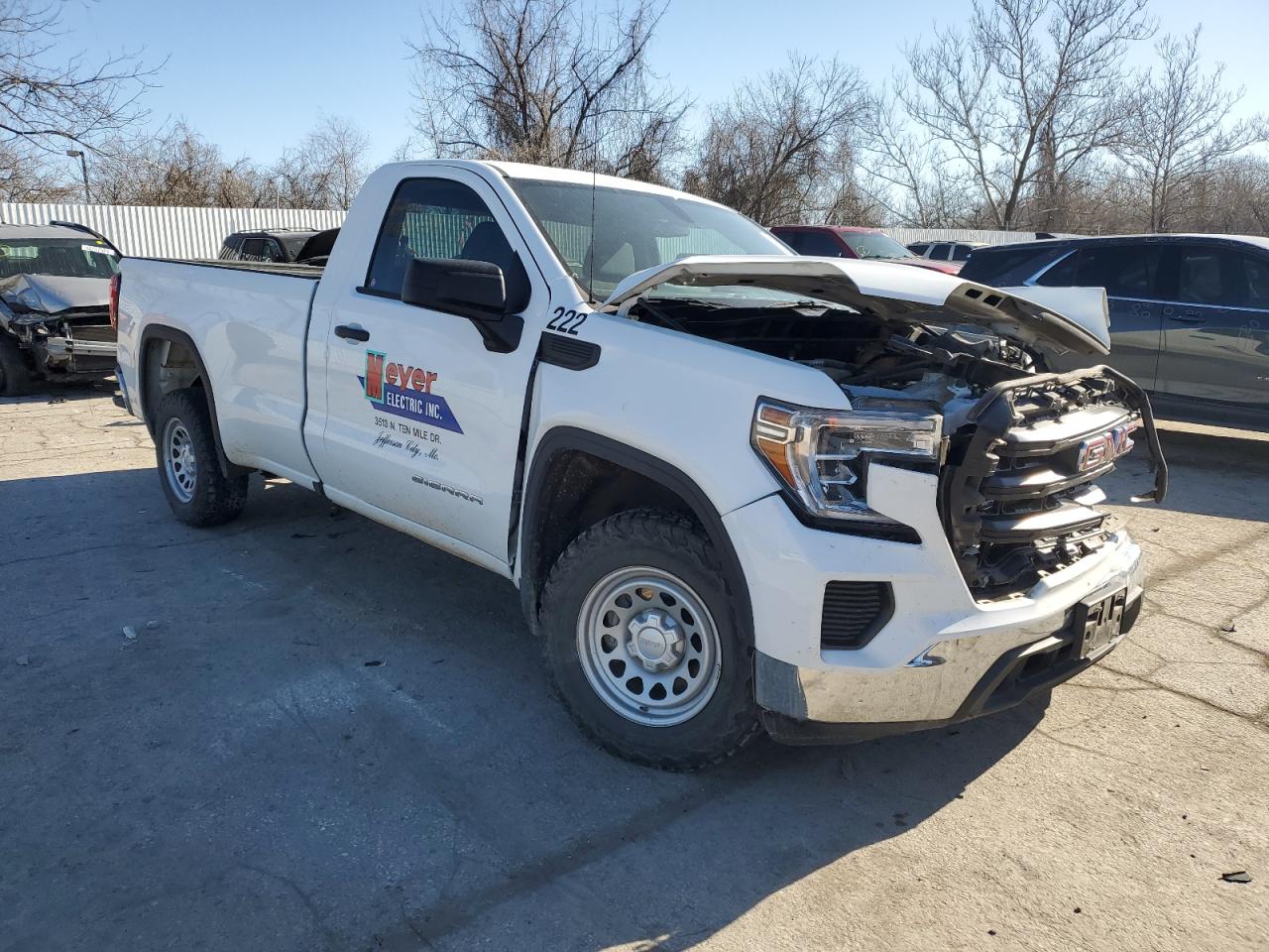 2022 GMC SIERRA LIMITED C1500 VIN:3GTN8AEK2NG218832