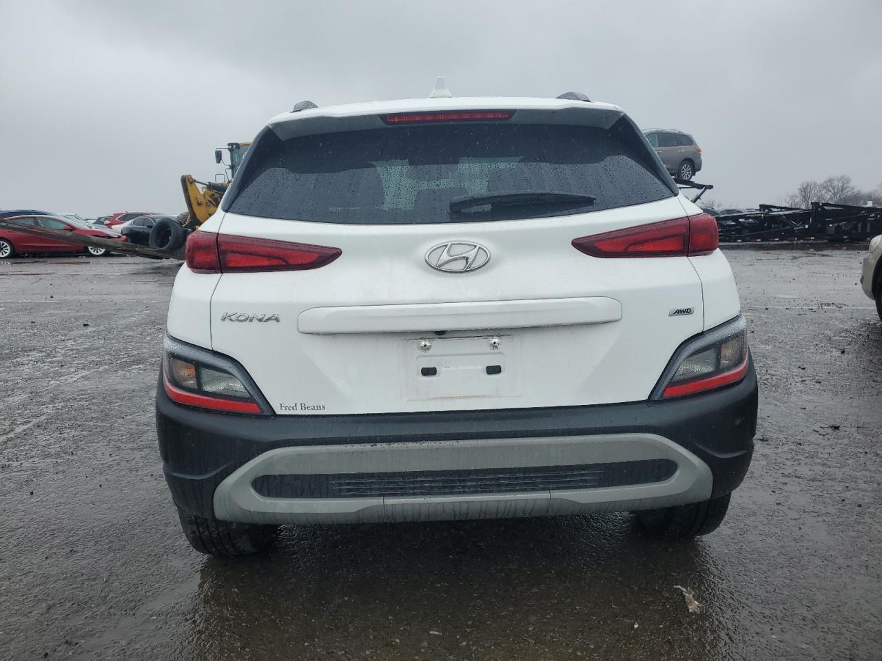 2022 HYUNDAI KONA SEL VIN:KM8K6CAB6NU806297
