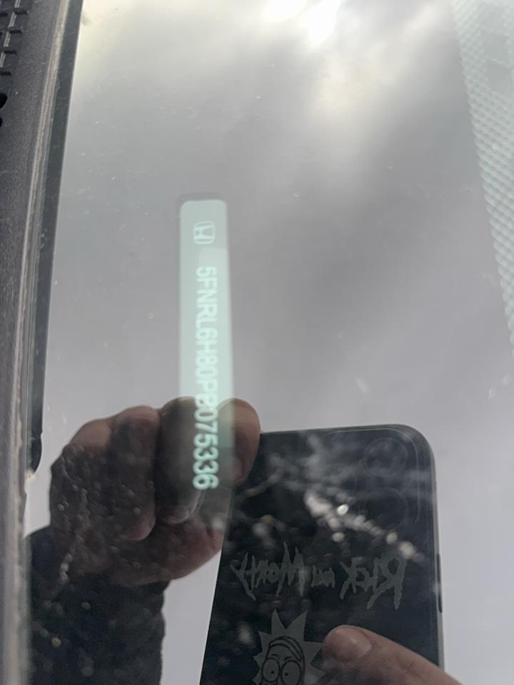 2023 HONDA ODYSSEY TOURING VIN:5FNRL6H80PB075336