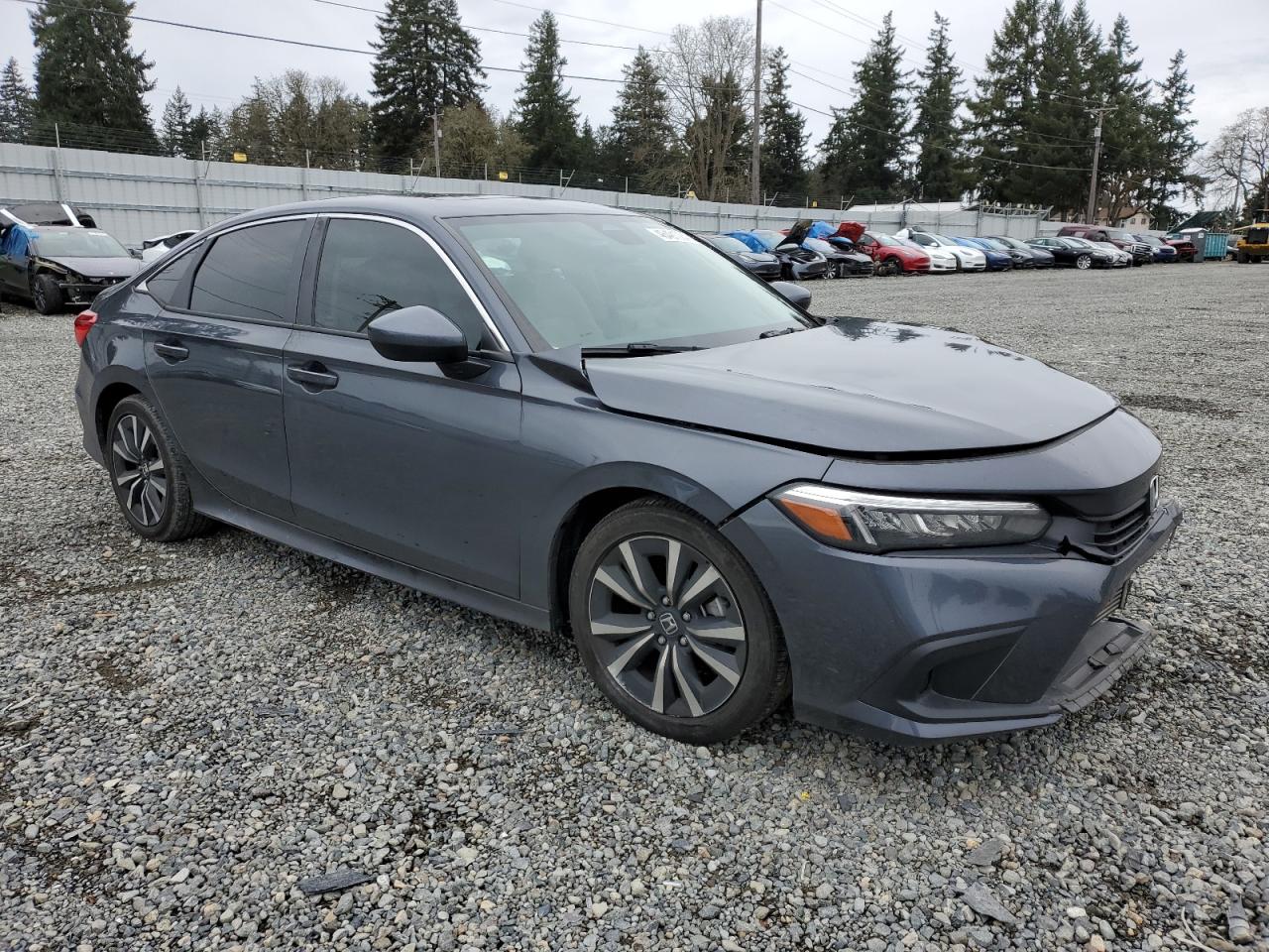 2022 HONDA CIVIC EX VIN:JHMFE1F71NX008837