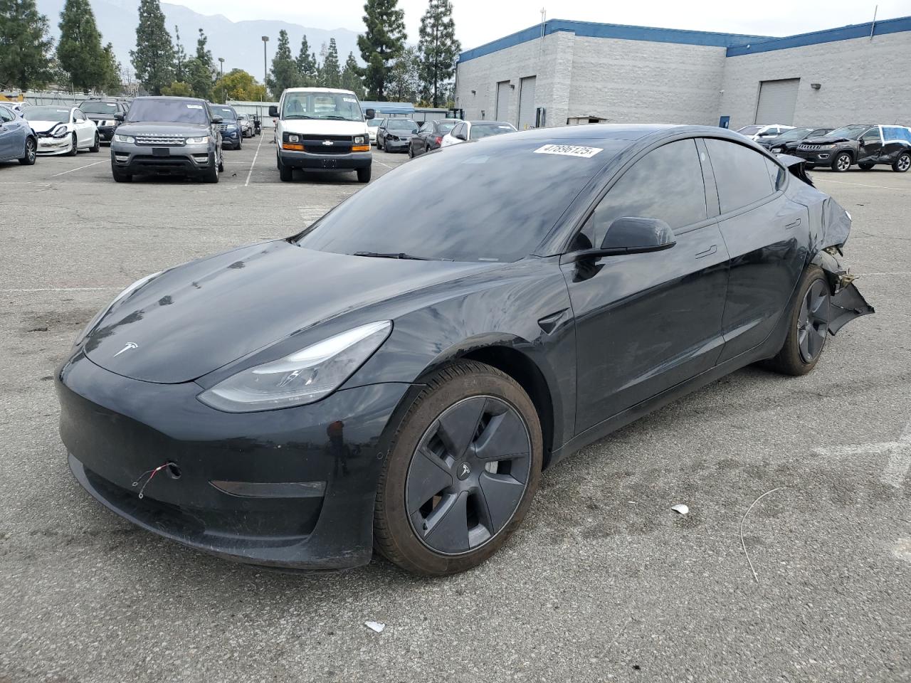 2022 TESLA MODEL 3  VIN:5YJ3E1EB3NF257774