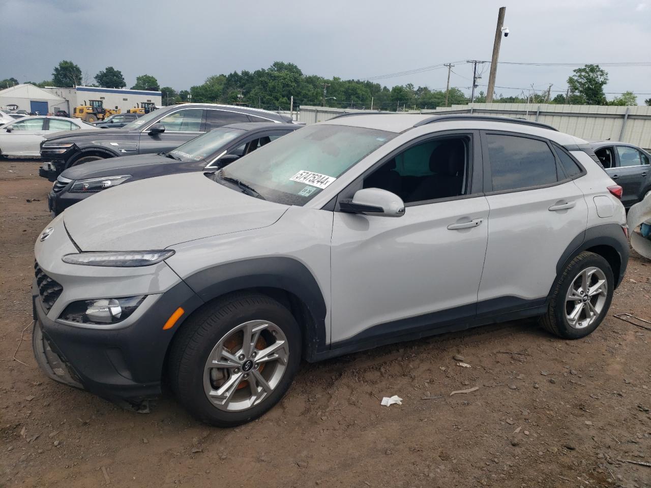 2022 HYUNDAI KONA SEL VIN:KM8K6CAB6NU818157