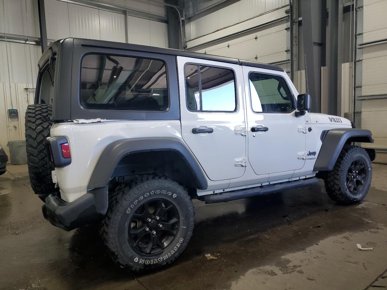 2022 JEEP WRANGLER UNLIMITED SPORT VIN:1C4HJXDM7NW244562
