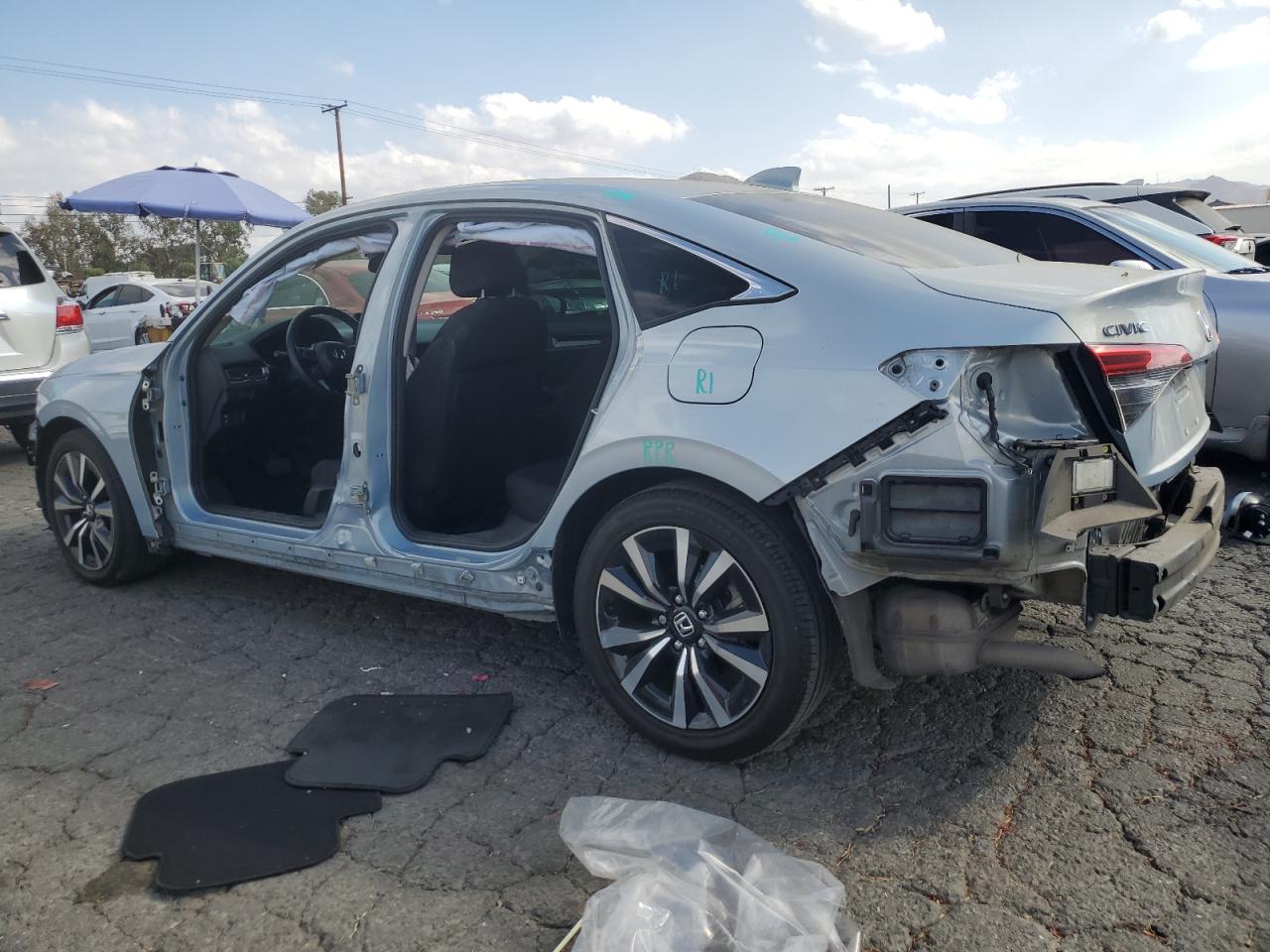 2022 HONDA CIVIC EX VIN:2HGFE1F78NH307619