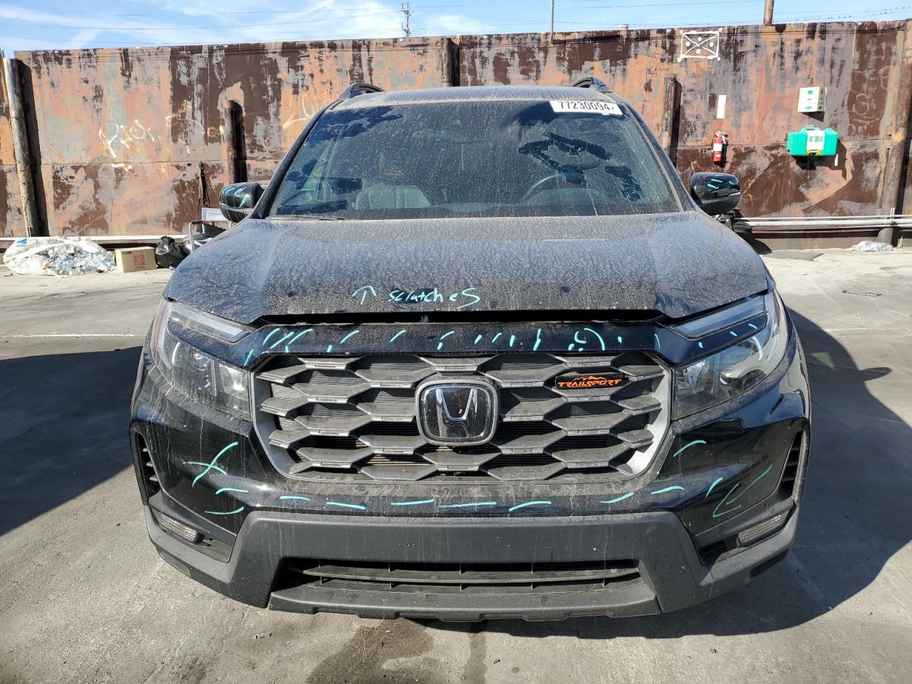 2022 HONDA PASSPORT TRAIL SPORT VIN:5FNYF8H62NB024575