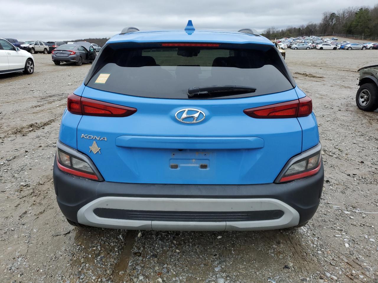 2022 HYUNDAI KONA SEL VIN:KM8K32AB3NU859509