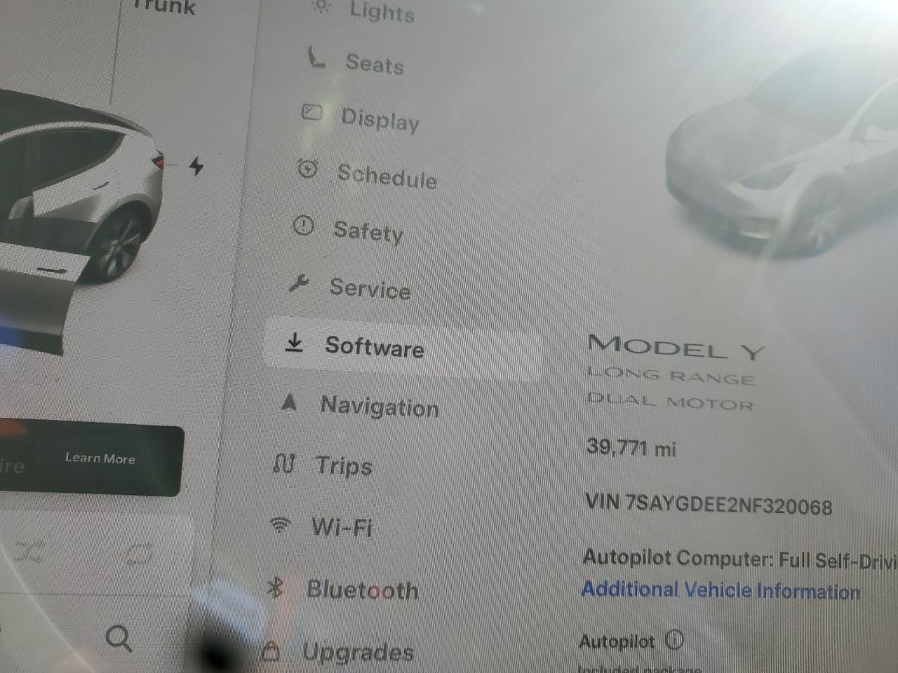 2022 TESLA MODEL Y  VIN:7SAYGDEE2NF320068