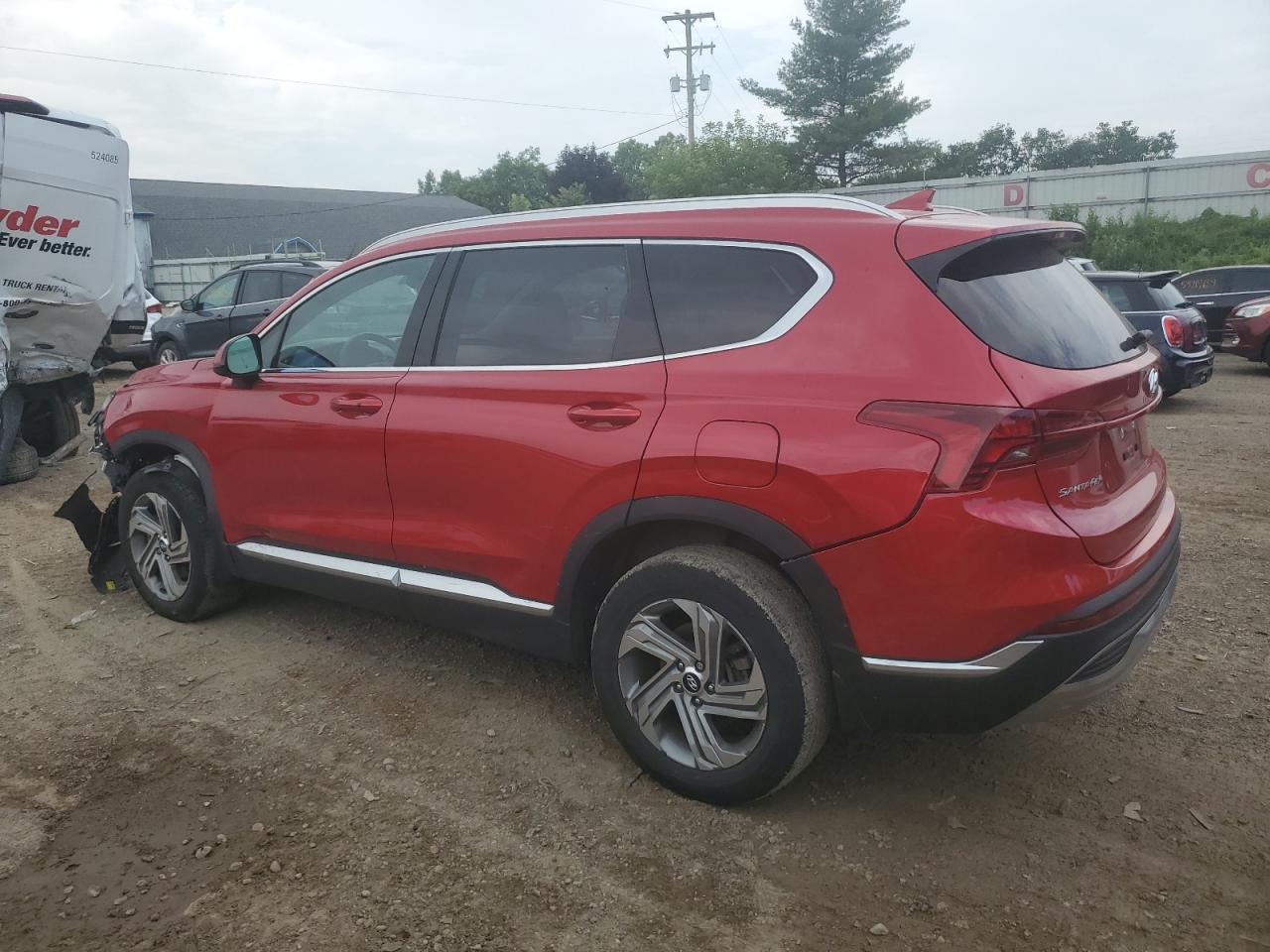 2022 HYUNDAI SANTA FE SEL VIN:5NMS2DAJ5NH445195