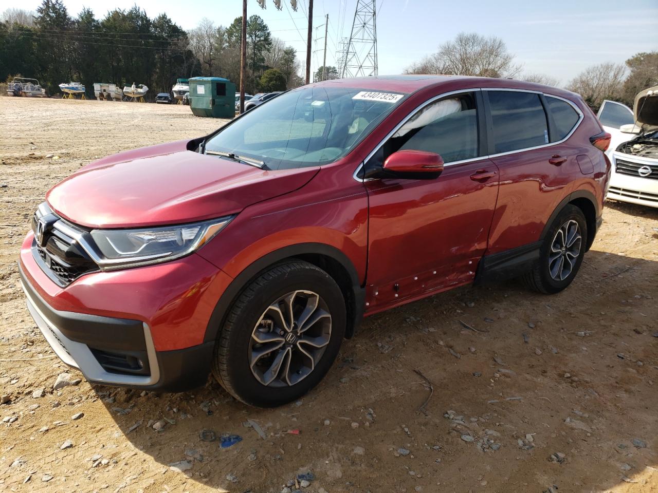 2022 HONDA CR-V EXL VIN:5J6RW1H87NA018187