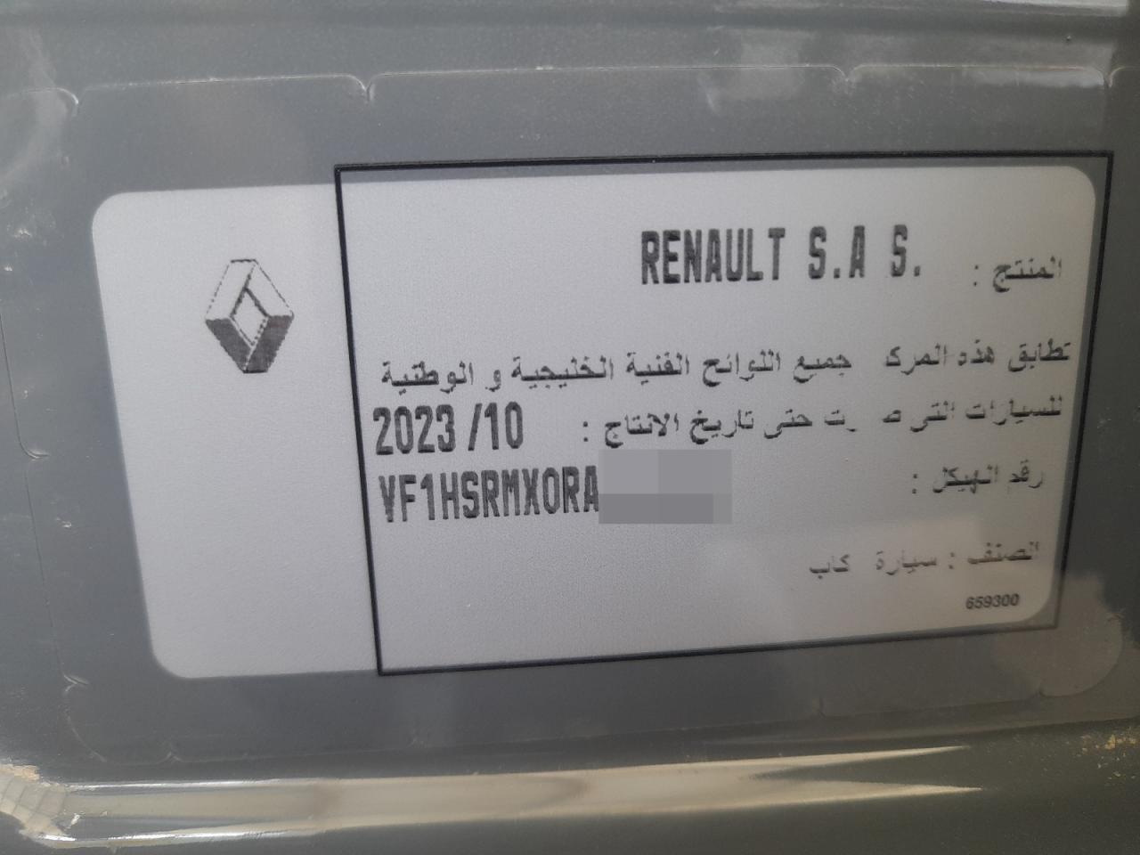 2024 RENAULT DUSTER VIN:VF1HSRMX0RA******