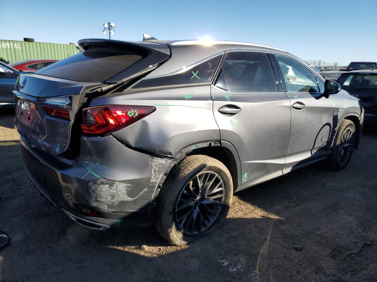 2022 LEXUS RX 350 F SPORT VIN:2T2SZMDA3NC360820