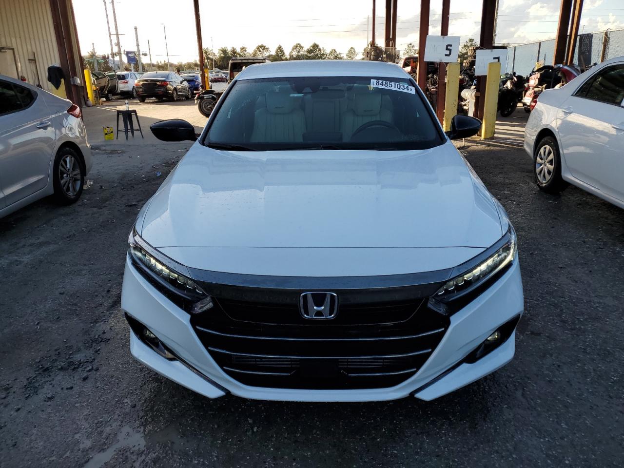 2022 HONDA ACCORD SPORT VIN:1HGCV1F37NA096606