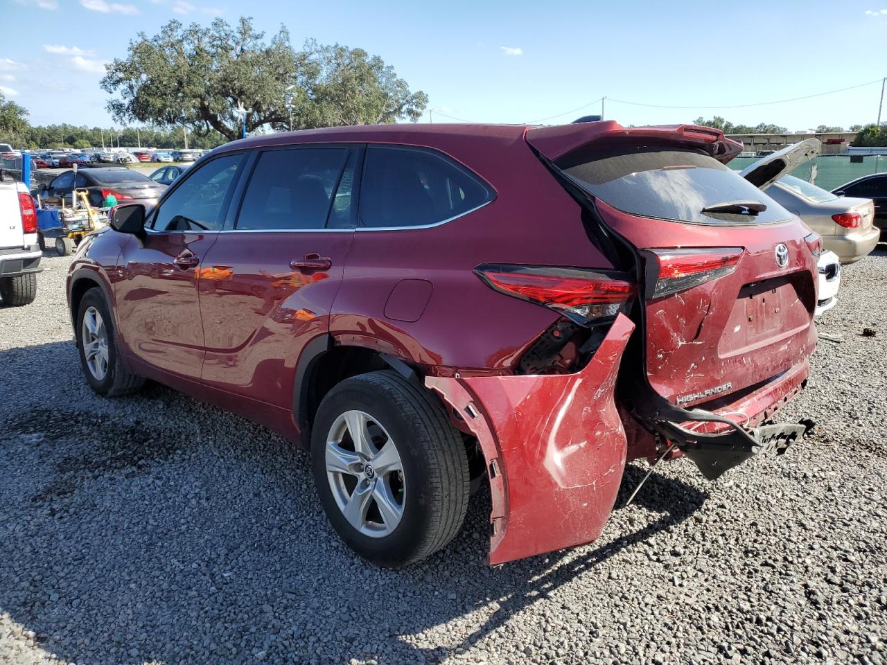 2022 TOYOTA HIGHLANDER L VIN:5TDZZRAH4NS115047